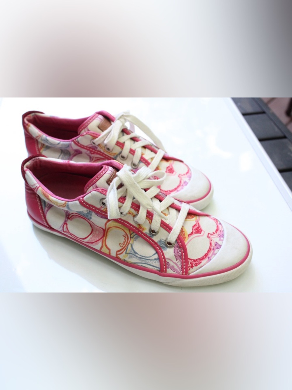 Coach Barrett multi dream poppy Y2K sneakers